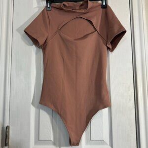 Abercrombie & Fitch Bodysuit Dark Brown Soft A&F Collection, Size S